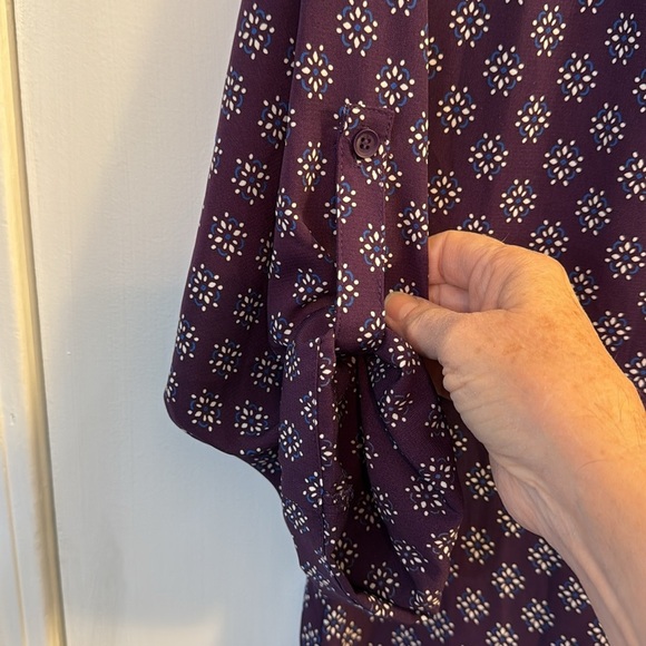 41 Hawthorn Purple Patterned Dress - Picture 5 of 5